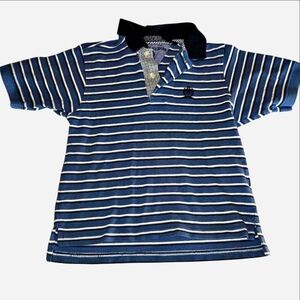 💙 Tommy Hilfiger Blue & White Striped Polo Shirt 💙